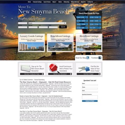 New Smyrna Beach Web Design .